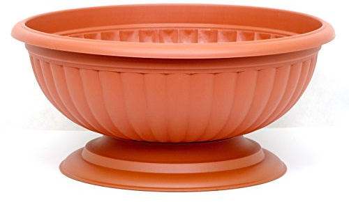 POKM Toolsmarket GmbH Blumenschale Pflanzschale Blumenkübel Grace ∅35,5 cm Terracotta
