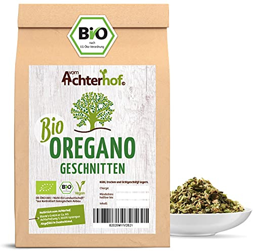 Oregano Bio (250g) | getrocknet und fein gerebelt | Organic Wild Marjoram | Bio-Qualität | vom Achterhof