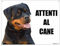 ROTTWEILER HUND MOD 3 TARGA Schild aus Metall