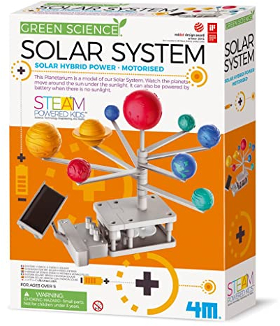 4M 403416 Green Science Motorised System-Solar Hybrid Power, Multi Colour