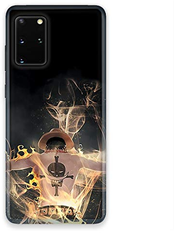 Cokitec Schutzhülle für Samsung Galaxy S20, One Piece Ace, Schwarz, Schockabsorbierend