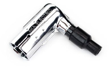 Zündkerzen Stecker, Kerzen Stecker AKA Electric 1K-Ohm 90 Grad abgewinkelt, wassergeschützt, störungssicher für Simson
