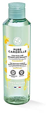 Yves Rocher PURE CAMOMILLE acqua micellare lenitiva con camomilla biologica, cura delicata per pelli sensibili, 1 flacone da 200 ml
