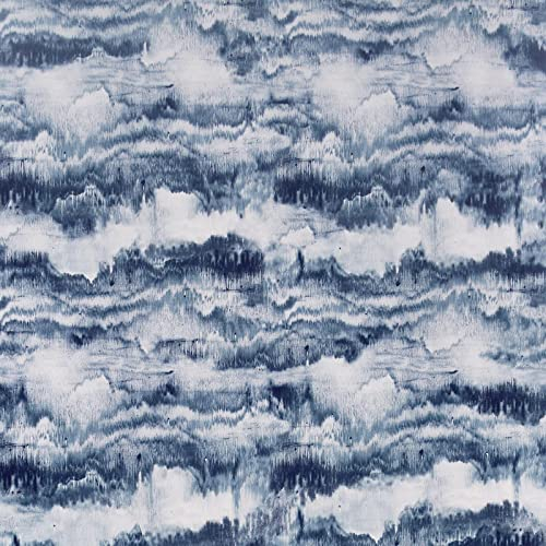 Arthouse Studio Gemalte Leinwand Tapete Marineblau 921606