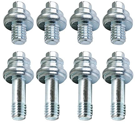 Orifort Side Post Battery Terminal Bolt Stud, 3/8 Standard Battery Side Post Extender Stud for GM Post (4 Pairs)