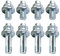 Orifort Side Post Battery Terminal Bolt Stud, 3/8 Standard Battery Side Post Extender Stud for GM Post (4 Pairs)