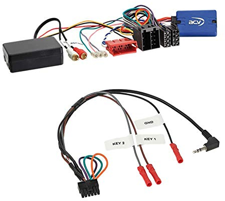 Lenkradfernbedienung Adapter Interface LFB Multi-Anschluss passend für Porsche Cayenne 2002-2007 ISO/Most 25 kompatibel mit verschiedenen Autoradios