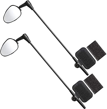 loveless Bike Helmet Mirror, Adjustable Bicycle Rear Mirror Bike Mirror for Cycling