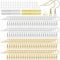 Hypoallergenic Earring Hooks Kit, 600 Pcs - Fish Hooks + Metal Jump Rings + Silicone Earring Backs - Gold/Silver