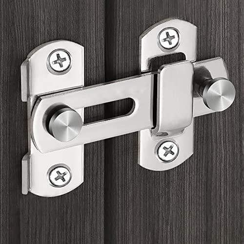 Litensh Serratura Scorrevole per Porta di Fienile, Chiusura a scorrimento, Chiavistello, Chiavistello, Serratura di sicurezza, Serratura Porta Chiavistello Piccolo, Chiusura Della Porta Chiavistello