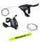 1 Paar Shimano Schalthebel Bremshebel ST-EF500-2 Links (3-fach) Rechts (8-fach) V-Brake inkl. Schaltzüge & MSZweirad Reflexband