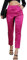 Fakanhui, Pantaloni da donna in raso di seta, pantaloni eleganti da lavoro, casual, con elastico, a vita alta, XL