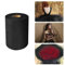 QINERSAW 92m x 15cm Tüllstoff Rolle Schwarz Tüll Hochzeit Tüllband Tisch Deko Polyester Tüll Rolle Dekostoff Tüll Dekoband Tüll Tischband für DIY Tutu Rock Handwerk Bogen Party Deko Crafts Geschenk