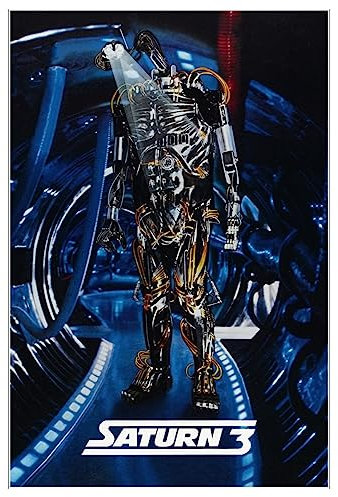 Saturn 3 (1980) Poster Kirk Douglas, Farrah Fawcett, Harvey Keitel 25,4 x 20,3 cm Foto