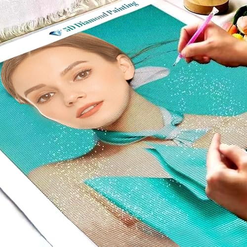 JIOJOG Personalised Diamond Art, Custom Diamond Painting from Photo - DIY Diamond Painting Kits for Home Art Decor, Personalised Crystal Art Photo Gifts