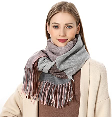 TUQIDEWU Dreieckstuch Stola Schal mit Kaschmir und Wolle für Damen Mädchen Kinder - Hochwertiges Cashmere Halstuch im Wild Mind Leo Muster - Damenschal perfekt für Frühjahr Sommer Herbst WinterA010
