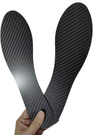 0.8mm1.0mm1.2mm Dicke Kohlefaser Einlegesohle Sport Einlegesohle Männlichen Schuh-Pad Weibliche Orthesen Schuh Sneaker Einlegesohlen