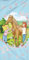 Bibi und Tina Badetuch Sternenzauber 75 x 150 cm Blau 100% Baumwolle Velours-Qualität Bibi Blocksberg Tina Pferde Mädchen Girl Sabrina Amadeus Strandtuch Handtuch Strandlaken Pass. z. Bettwäsche