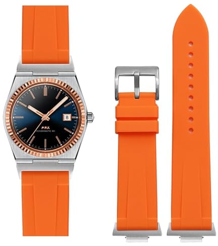 Stanchev Armband für Tissot PRX Uhren-Serie, Schnellverschluss, weiches Silikonband für Tissot PRX Powermatic 80,12 mm, für Herren und Damen, Ersatzarmband für Tissot PRX 40 mm, 40mm watch