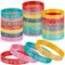 Huiguli 24 Stück Motivationsarmbänder auf Englisch, 20,2 cm Inspirierenden Sprüchen Silikon Armbänder, Motivierendes Silikonarmband, Mutmacher Geschenke Party Mitgebsel für Kollegen Teenager Kinder