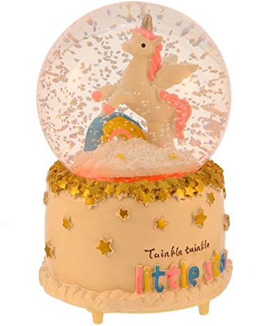 FUNOMOCYA Adorno De Unicornio De Cristal Bola De Cristal De Escritorio Decoración Festiva