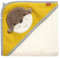 Fehn Kapuzenbadetuch Otter – Bade-Poncho aus Frottee mit Kapuze und niedlichem Otter Motiv – saugstark & kuschelweich – für Babys und Kleinkinder ab 0+ Monaten