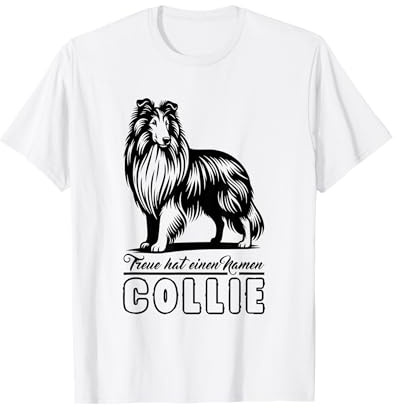 Langhaarcollie Langhaar Collie Hund Herrchen Frauchen Hunde T-Shirt