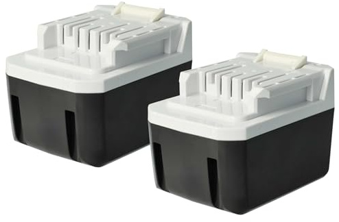 vhbw 2X Akku Ersatz für Makita BL1415G | BL1413G, BL1430G, 196375-4, BL1411G für Werkzeug (4000 mAh, Li-Ion, 14,4 V)