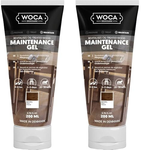 Woca Onderhoudsgel Werkblad Naturel 200 Ml T358g 527802a (Packung mit 2)
