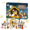 Christliche Krippe Adventskalender, Countdown bis Weihnachtskalender, Weihnachten Adventskalender mit Krippe, Kinder Adventskalender Weihnachten 2024, Christlicher Adventskalender für Kinder