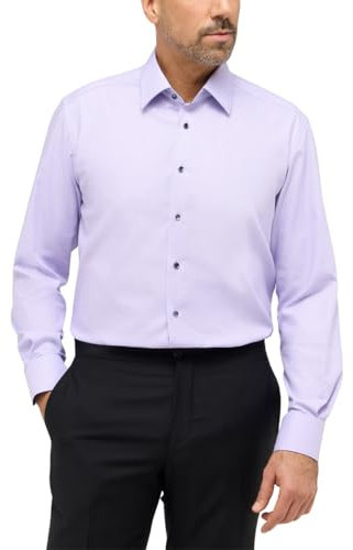 ETERNA Herren Baumwollhemd Comfort FIT 1/1 Lavender 42_H_1/1