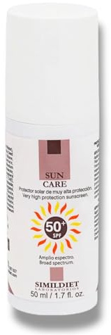 SimilDiet Sun Care SPF 50+ Sonnenschutzcreme, breites Spektrum, 50 ml