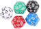 Warmhm Set Di Dadi in Acrilico A 30 Facce Unico Ideale Per Feste Giochi Da Bar Giocattolo Educativo Divertente Giocattolo Di Dadi Sicuro E