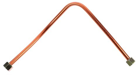 YOSADIER Tuyau D'évacuation En Aluminium 10mm Pour Compresseur D'air, Tube De Raccordement 45 Cm, Pièces De Rechange Compatibles Climatiseur, Durabilité Et Flux D'air Optimisé, Installation Rapide