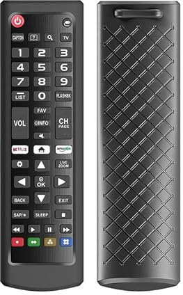 Funda Mando a Distancia para LG AKB75095307 AKB75375604 AKB74915305, Distancia Cubierta Protectora Antideslizante para LG Smart TV, Silicona Funda Control Remoto con Cordón