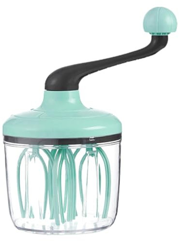 Cabilock Batteur Œufs Manuel Ergonomique Fouet à Main Léger Portable Pour Cuisine Maison Mélangeur Crème Et Gâteau