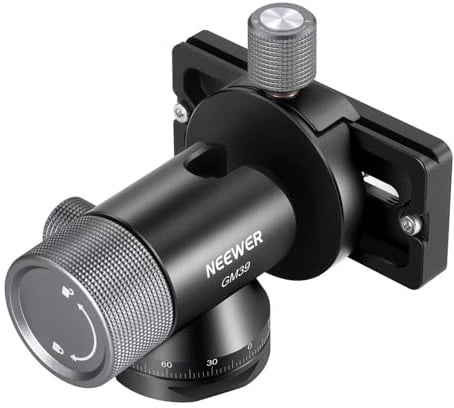 Camera Ball Head, PH3 Gimbal Kopf MonoGimbal Stativ Seitensattel Neigung for Kamera Einbeinstativ mit Arca Swiss Plattenlast 10 kg,Parts