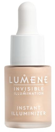 LUMENE Invisible Illumination Instant Illuminizer Glow Drops, Golden Hour, Vegan 15ml
