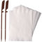 FACKELMANN 2 Teefiltersticks + 40 Filterbeutel, Kunststoff, Weiß braun, Maße 10 x 7,5 cm, Länge der Sticks ca. 14,5 cm