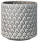 BLOOMINGVILLE Maceta Dot - Macetero Decorativo Redondo para Flores e Plantas para Interiores S (12,5 cm ø), Gris, Cerámica