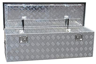 Bc-elec - NETTB-19 Werkzeugkoffer ALU, Aufbewahrungsbox Aluminium-Transportbox für Fahrzeuge 124x40x38cm 180 Liter