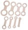 8 Stücke Set Saxophon Pad Nivellierung Werkzeug Pad Eisen Sax Reparatur Für Sax Flöte Klarinette