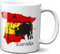 Planetacase Taza España Torero - Taza Toros Souvenir España Recuerdo Corrida Ceramica 330 mL