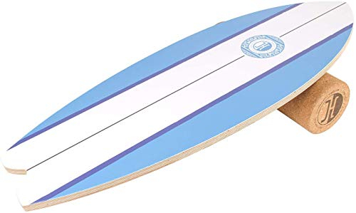 JUCKER HAWAII Balanceboard ALOHA - Indoor Surf und Trick Balanceboard für Kinder Erwachsene & Profis - Balance Board Set mit Korkrolle