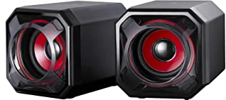 Surefire Altoparlante Gator Eye - Casse stereo gaming 5W - USB 2.0 - Casse per PC, notebook, PlayStation e Xbox I Casse da gioco con USB I Altoparlante per PC I powered by Verbatim