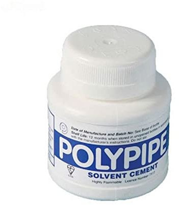 POLYPIPE Solvent Cement Adhesive with Brush Pipe and Gutter Weld SC125 125ML