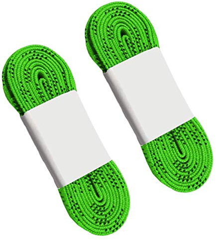 ABOOFAN Eishockey- Skate- Schnürsenkel Rollschuhschnellen Gewachste Schnürsenkel Schuhschnüre für- Ski- Hockey- Grün 96 Zoll