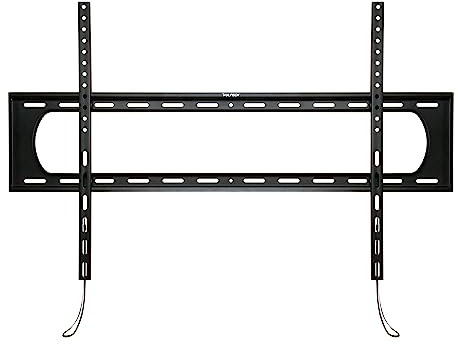 Vultech BTV-T55120LITE Supporto Fisso Staffa da Parete per TV LED LCD, Monitor e TV Curvi da 55’’ a 120’’ pollici, Max VESA 900x600, Resistente 120 kg con Livella a Bolla