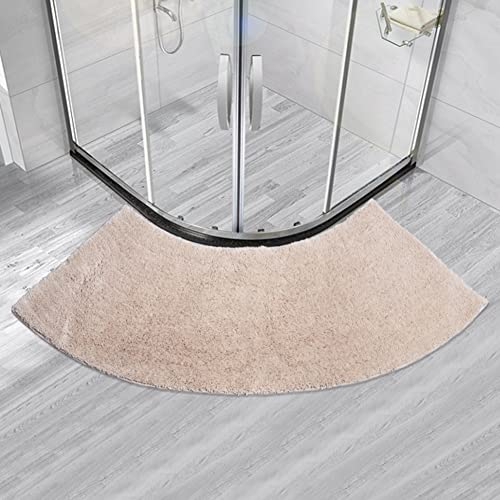 MOTT 50 Tappetino da bagno semicircolare antiscivolo, beige, 45 x 143 cm