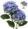 Oairse 2 flores artificiales de hortensias con impresión 3D, tacto real, como hortensias reales, para bodas, casas, hoteles, fiestas, arreglos florales, diámetro de 19 cm